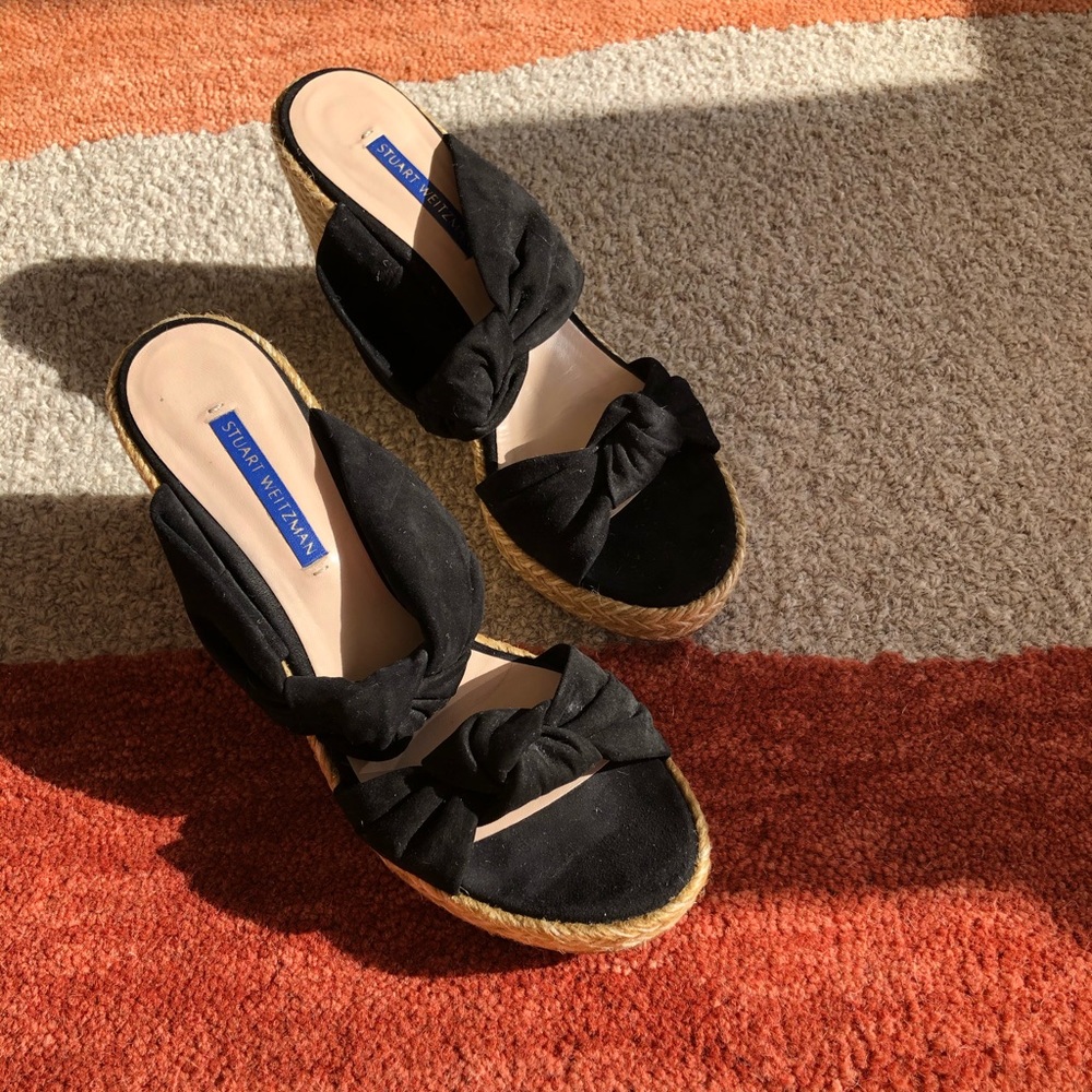 Stuart Weitzman Sarina Espadrille Wedges